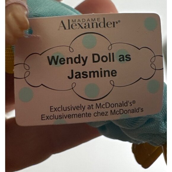 Madame Alexander Dolls McDonalds Exclusive Wendy Dolls Cruella Jasmine Pinocchio - Picture 6 of 9